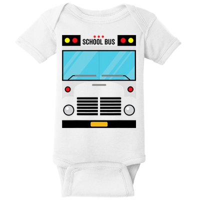 School Bus Costume Simple Halloween Costume Baby Bodysuit