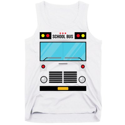 School Bus Costume Simple Halloween Costume Tank Top