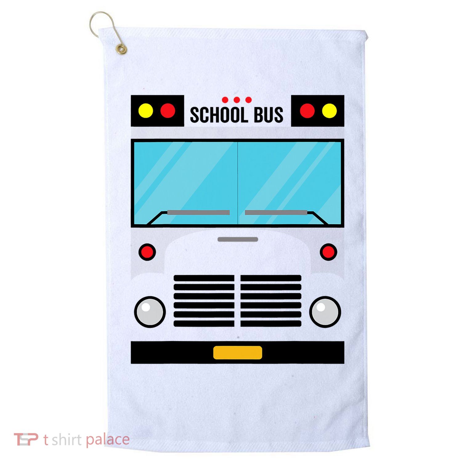 School Bus Costume Simple Halloween Costume Golf Towel