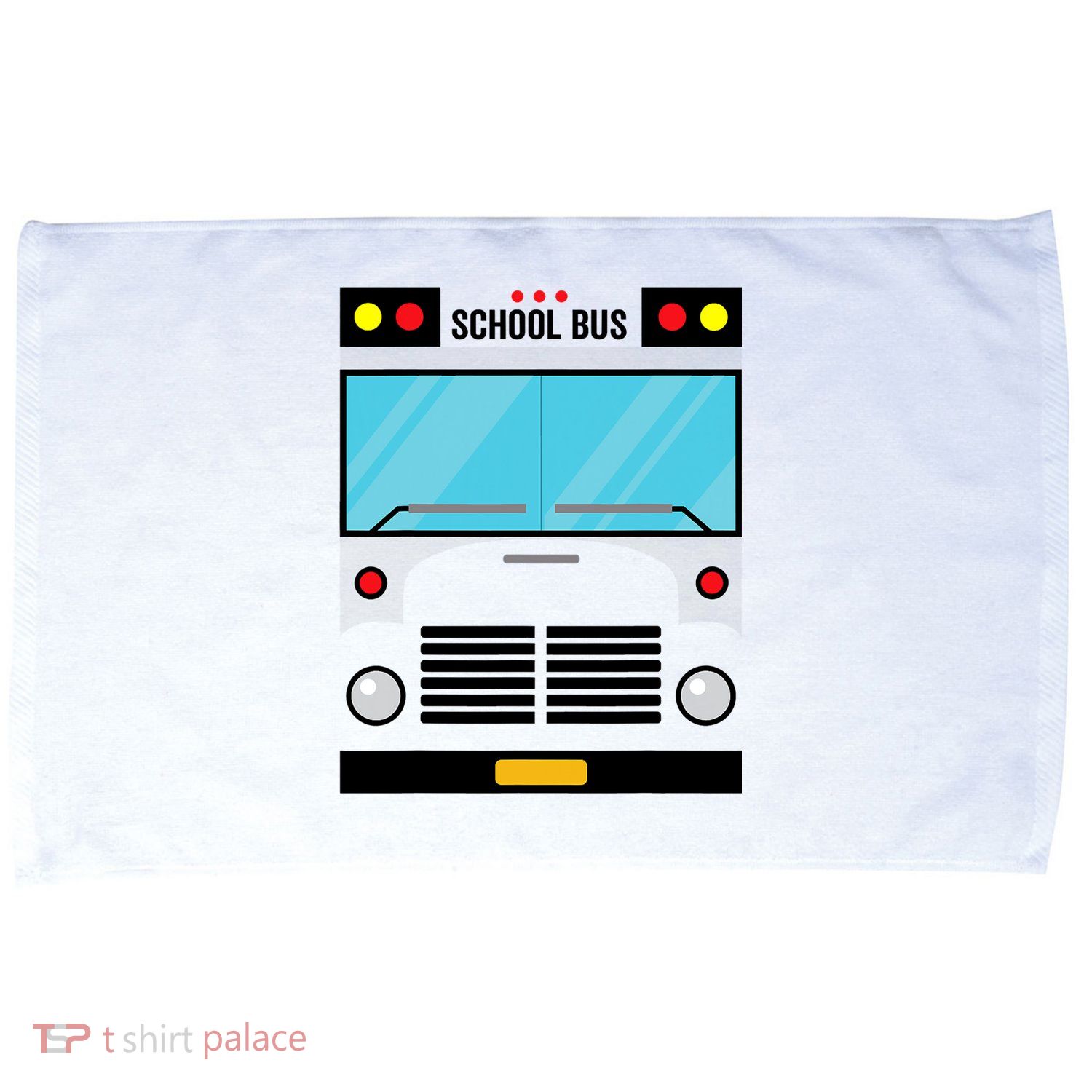 School Bus Costume Simple Halloween Costume Microfiber Hand Towel