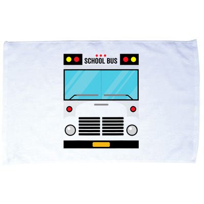 School Bus Costume Simple Halloween Costume Microfiber Hand Towel