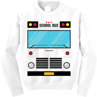 School Bus Costume Simple Halloween Costume Kids Sweatshirt