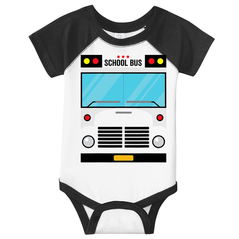 School Bus Costume Simple Halloween Costume Infant Baby Jersey Bodysuit