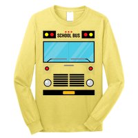 School Bus Costume Simple Halloween Costume Long Sleeve Shirt