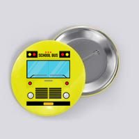 School Bus Costume Simple Halloween Costume Button