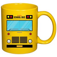 School Bus Costume Simple Halloween Costume 11oz C Handle Ceramic Mug