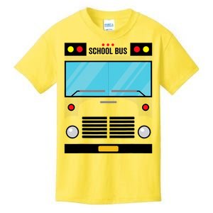 School Bus Costume Simple Halloween Costume Kids T-Shirt