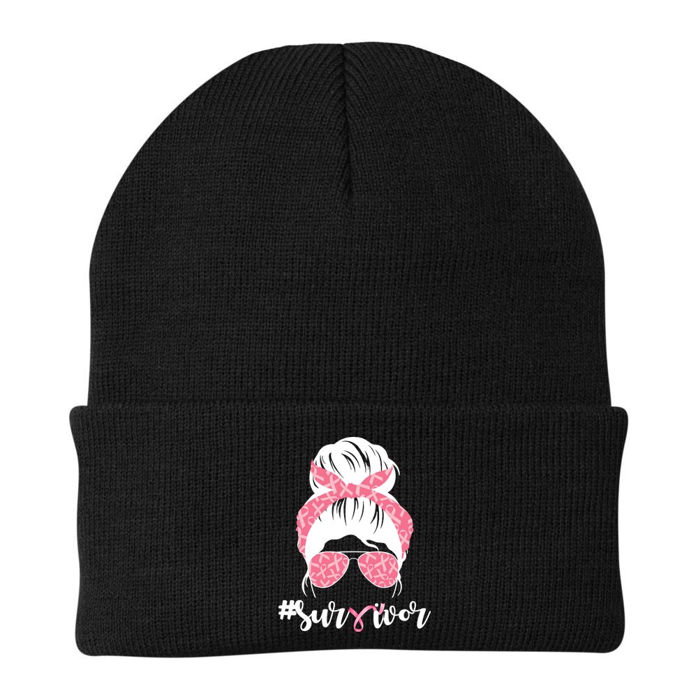 Survivor Breast Cancer Girl Beanie
