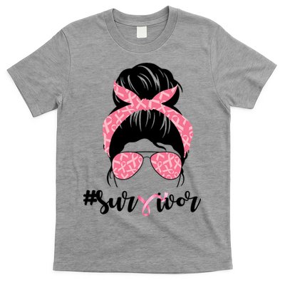 Survivor Breast Cancer Girl T-Shirt