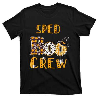 Sped Boo Crew Teacher Halloween Costume T-Shirt