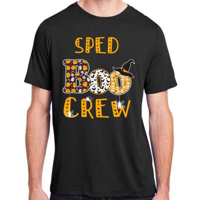 Sped Boo Crew Teacher Halloween Costume Adult ChromaSoft Performance T-Shirt