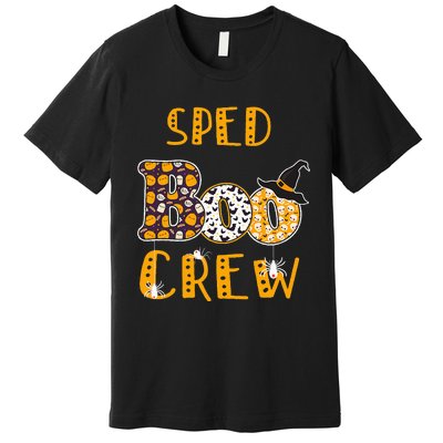 Sped Boo Crew Teacher Halloween Costume Premium T-Shirt