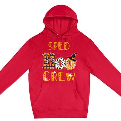 Sped Boo Crew Teacher Halloween Costume Premium Pullover Hoodie