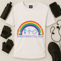 Semicolon Broken Crayons Still Color Suicide Prevention Awareness Performance Shirt