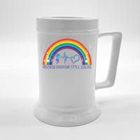 Semicolon Broken Crayons Still Color Suicide Prevention Awareness Beer Stein