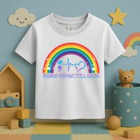 Semicolon Broken Crayons Still Color Suicide Prevention Awareness Toddler T-Shirt