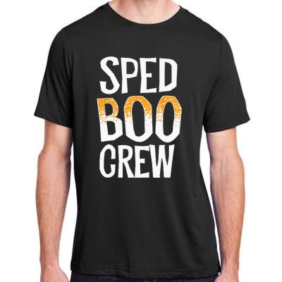 Sped Boo Crew Teacher Special Education Ed School Halloween Adult ChromaSoft Performance T-Shirt