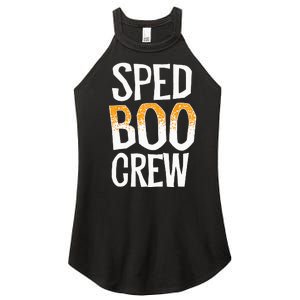 Sped Boo Crew Teacher Special Education Ed School Halloween Women’s Perfect Tri Rocker Tank