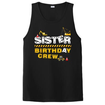 Sister Birthday Crew Construction Family Birthday Party PosiCharge Competitor Tank