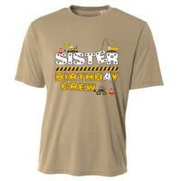 Sister Birthday Crew Construction Family Birthday Party Cooling Performance Crew T-Shirt