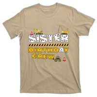 Sister Birthday Crew Construction Family Birthday Party T-Shirt