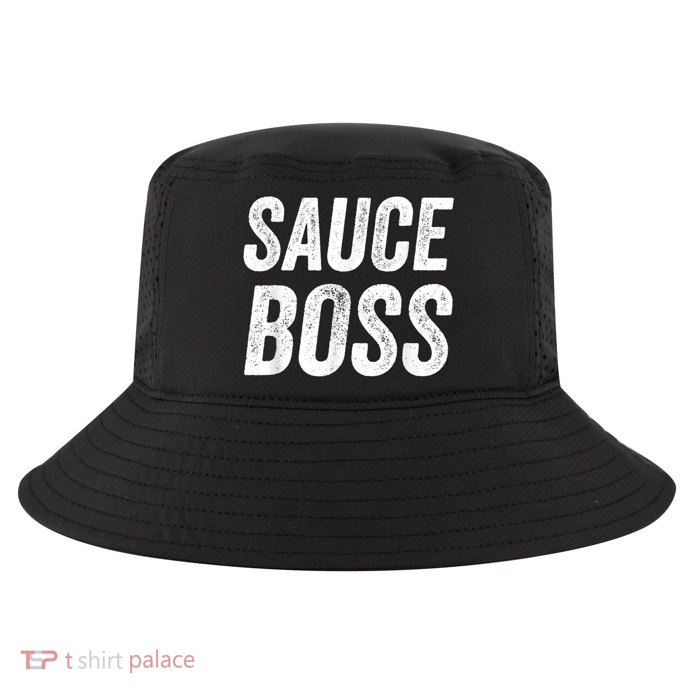 Sauce Boss Chef BBQ Cook Food Humorousa Cool Comfort Performance Bucket Hat