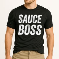 Sauce Boss Chef BBQ Cook Food Humorousa Cooling Performance Crew T-Shirt