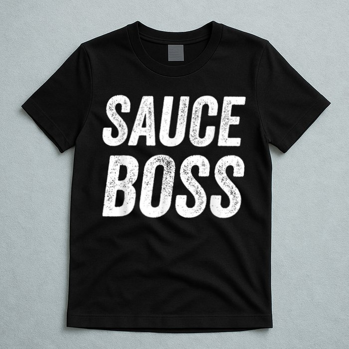 Sauce Boss Chef BBQ Cook Food Humorousa T-Shirt