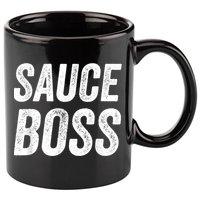 Sauce Boss Chef BBQ Cook Food Humorousa 11oz C Handle Ceramic Mug