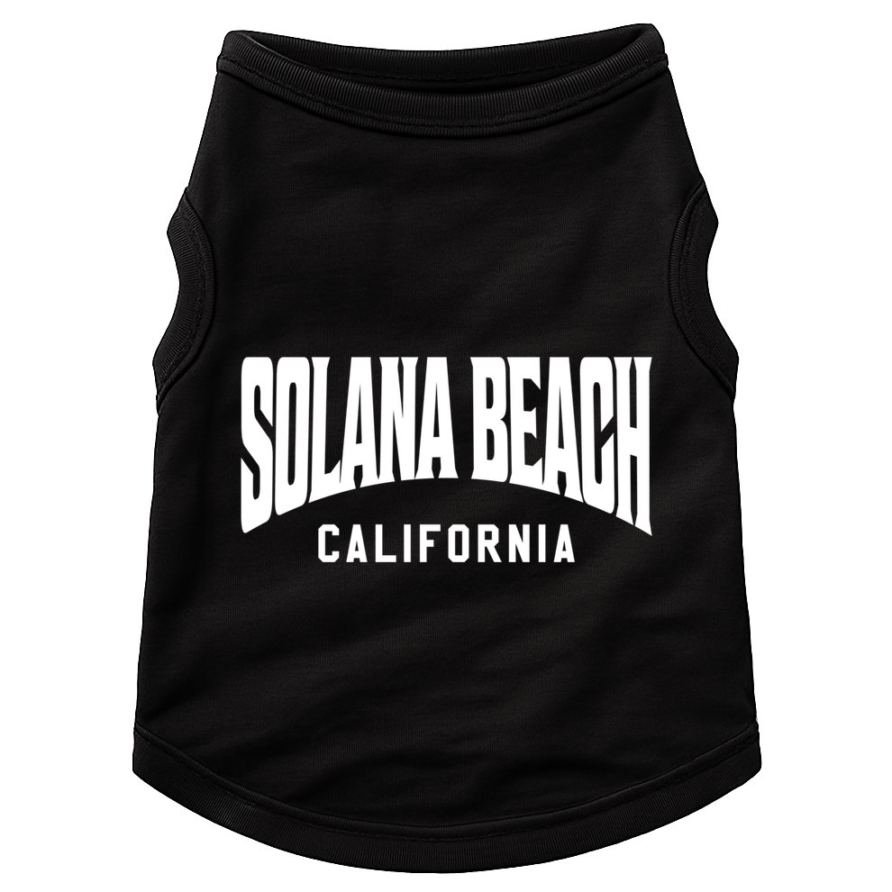 Solana Beach California Gift Doggie Tank