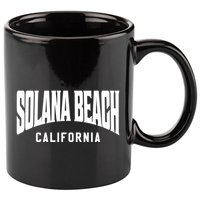 Solana Beach California Gift 11oz C Handle Ceramic Mug
