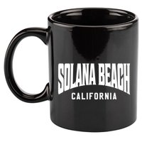Solana Beach California Gift 11oz C Handle Ceramic Mug