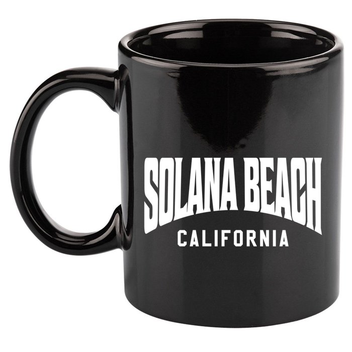 Solana Beach California Gift 11oz C Handle Ceramic Mug