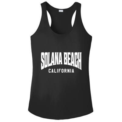 Solana Beach California Gift Ladies PosiCharge Competitor Racerback Tank