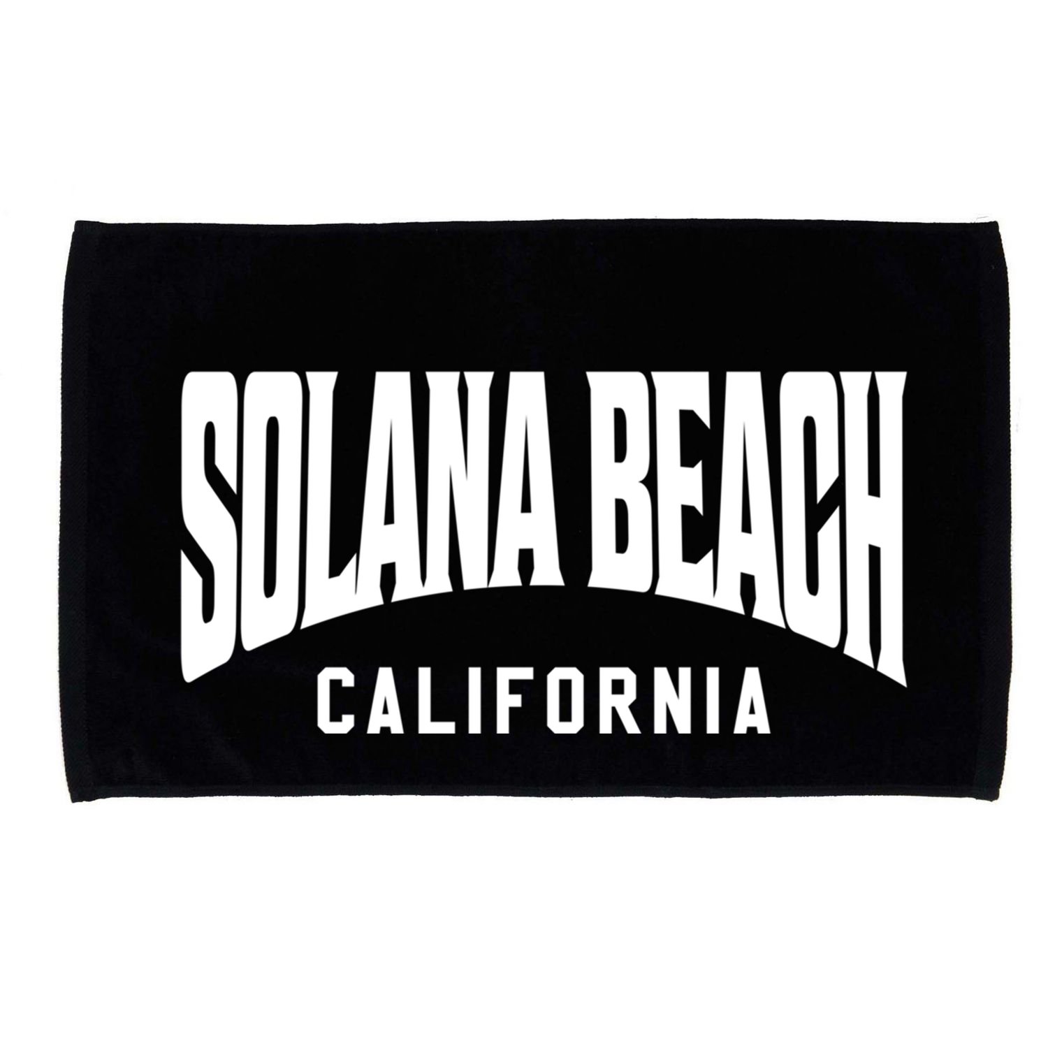 Solana Beach California Gift Microfiber Hand Towel