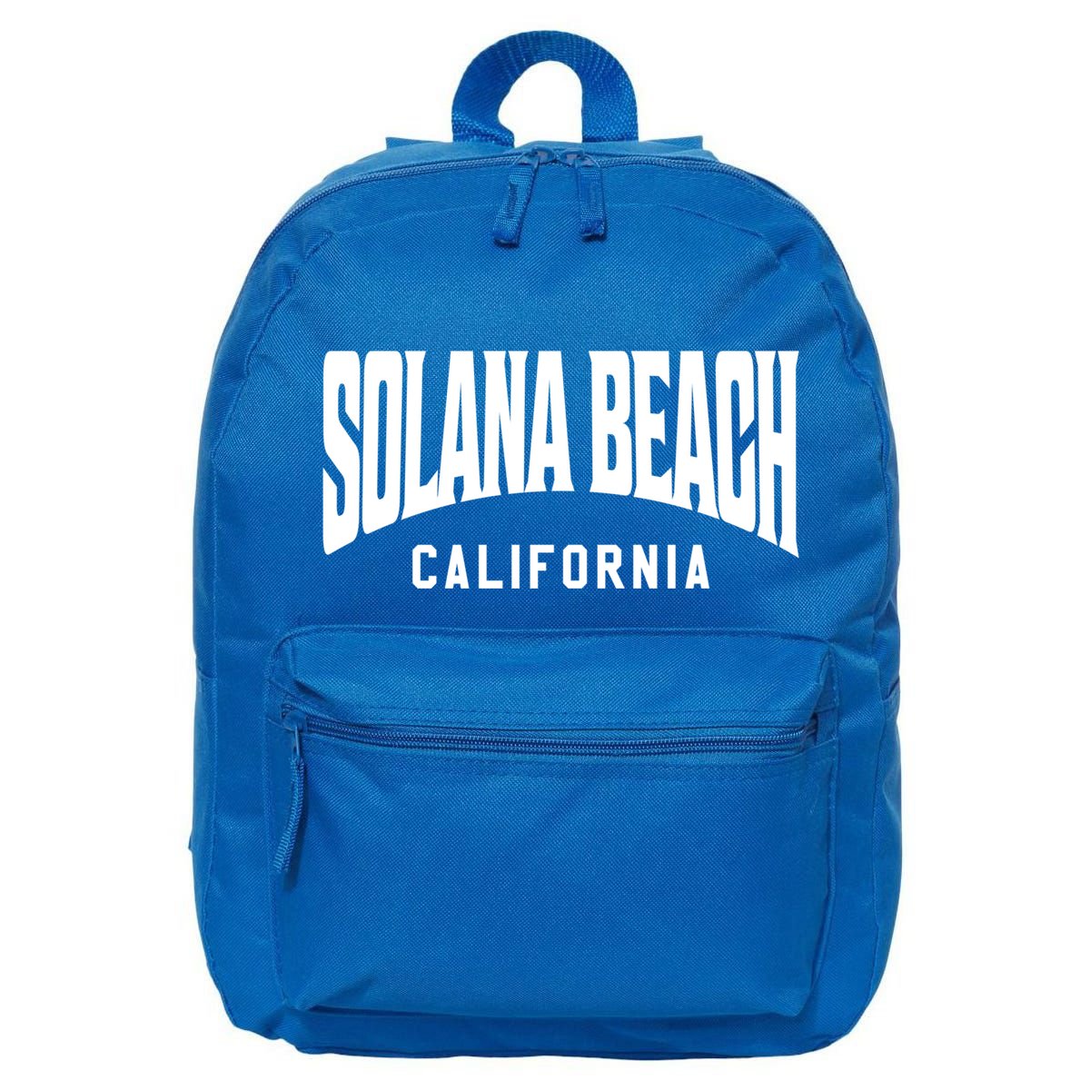 Solana Beach California Gift 16 in Basic Backpack