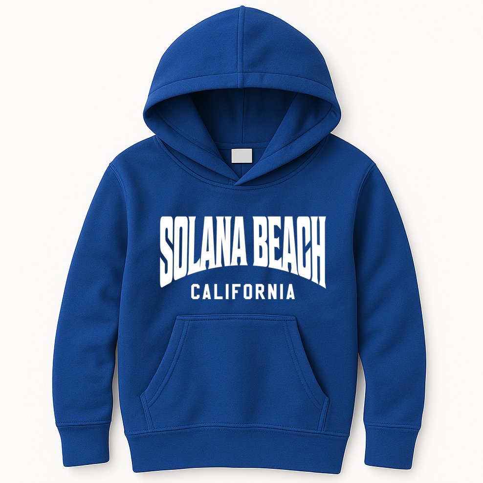 Solana Beach California Gift Kids Hoodie
