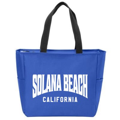 Solana Beach California Gift Zip Tote Bag