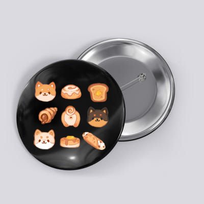 Shiba Buns Cute Cats Button