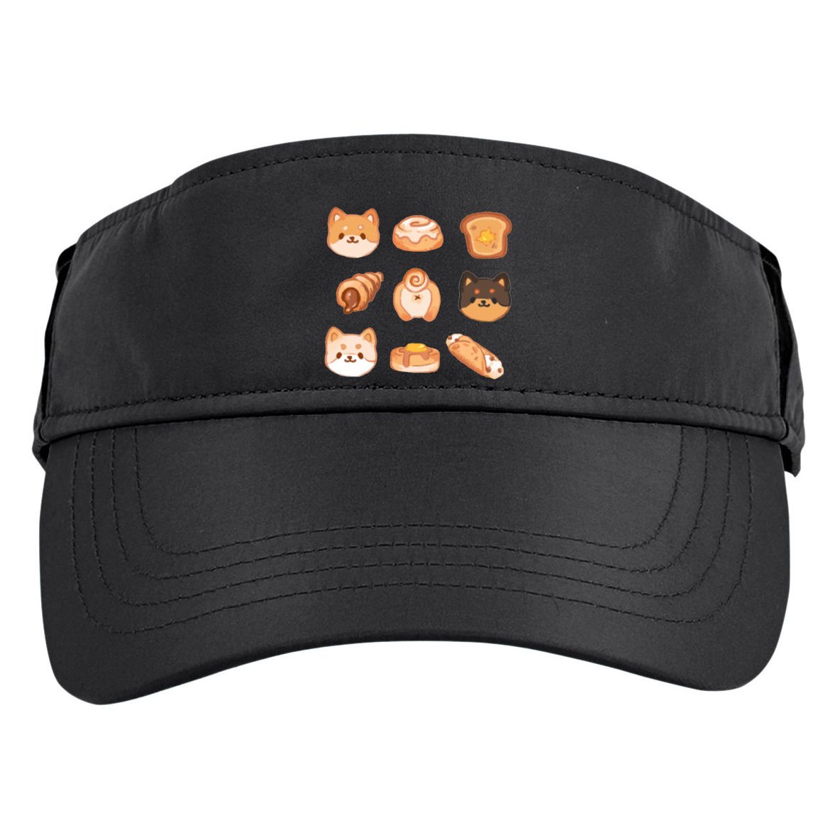 Shiba Buns Cute Cats Adult Drive Performance Visor