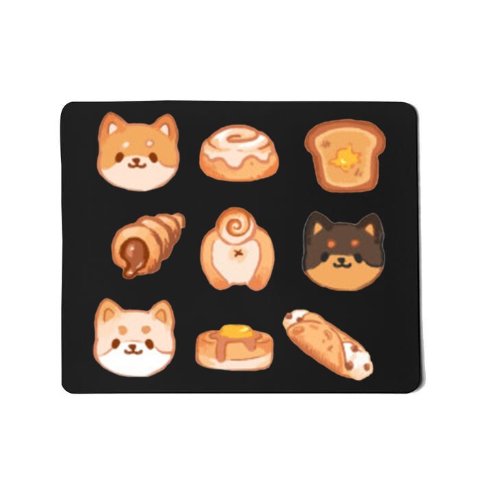 Shiba Buns Cute Cats Mousepad