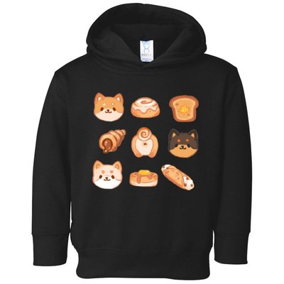 Shiba Buns Cute Cats Toddler Hoodie