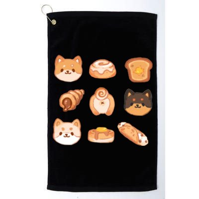 Shiba Buns Cute Cats Platinum Collection Golf Towel