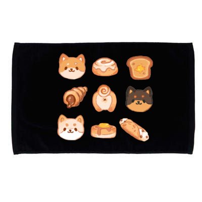 Shiba Buns Cute Cats Microfiber Hand Towel