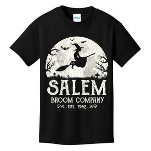 Salem Broom Company Shirts Grunge Halloween Womens Witch Kids T-Shirt