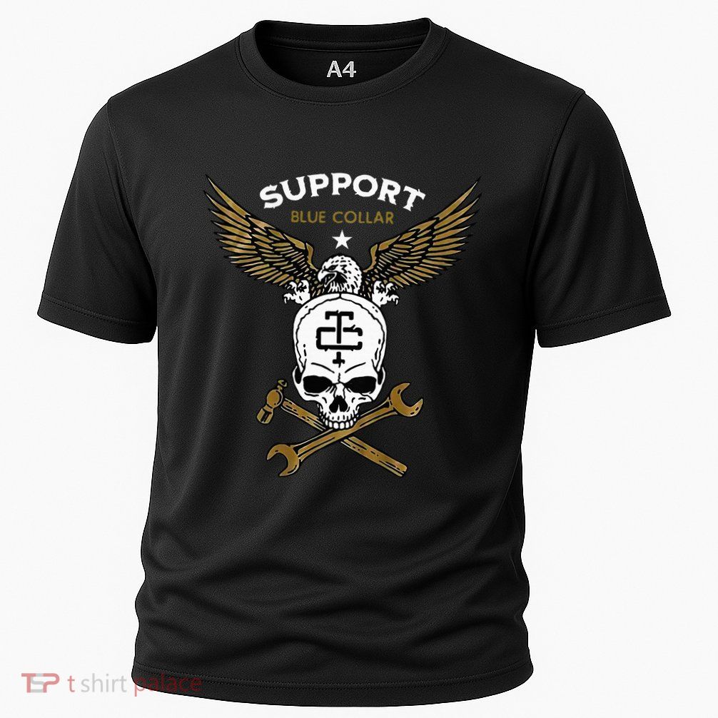 Support Blue Collar Performance Shirt