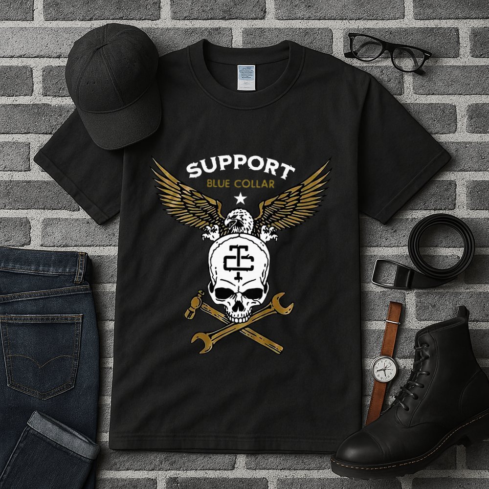 Support Blue Collar Tall T-Shirt
