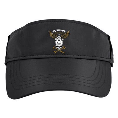 Support Blue Collar Adult Drive Performance Visor