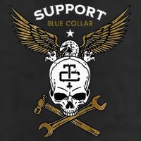 Support Blue Collar 15oz Campfire Ceramic Mug