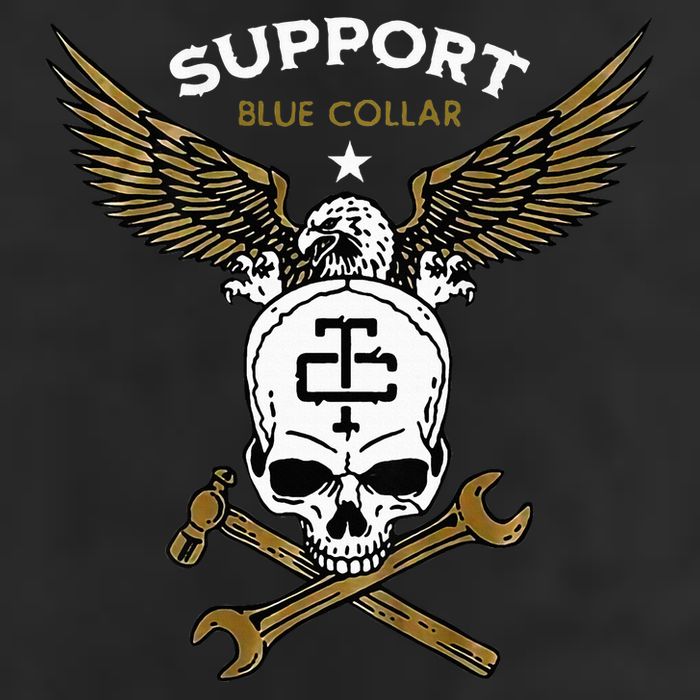 Support Blue Collar 15oz Campfire Ceramic Mug